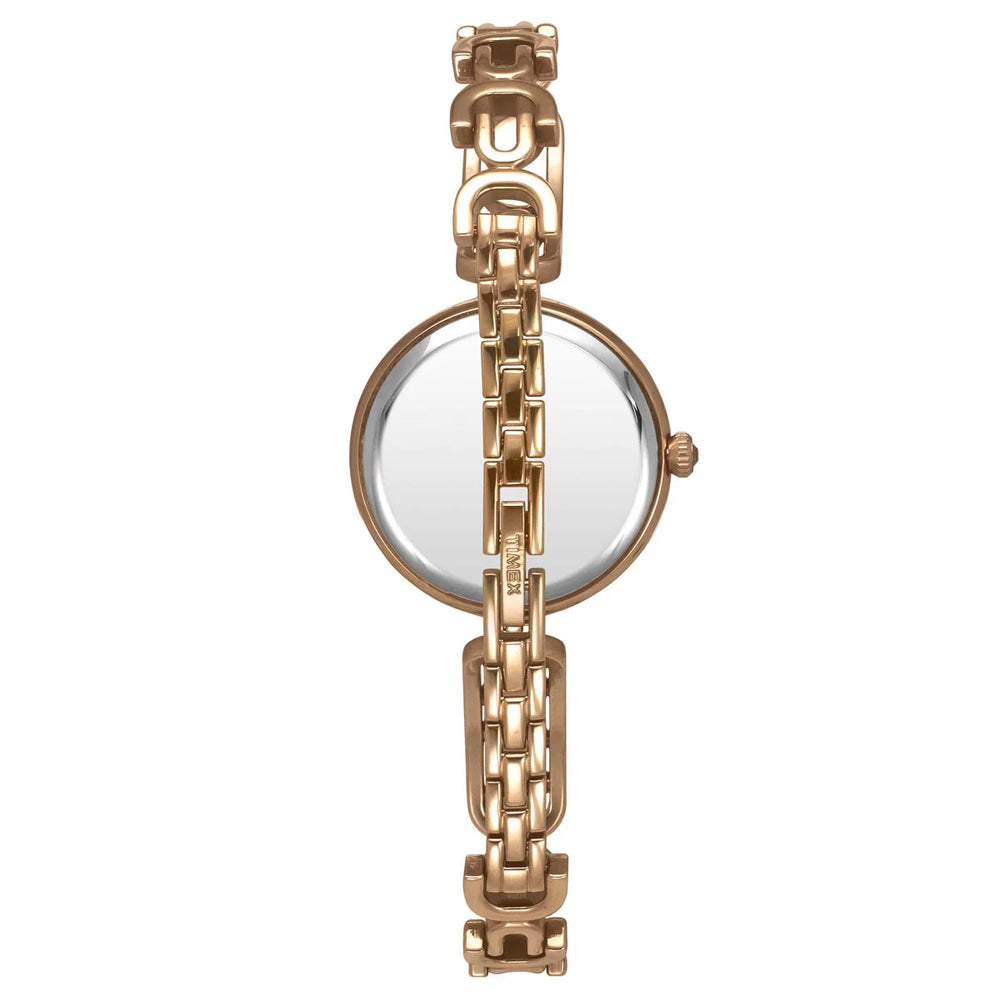 Timex Fria Women Rose Gold Round Dial Analog Watch - TWEL17600 - KRISHNA WATCH COMPANY