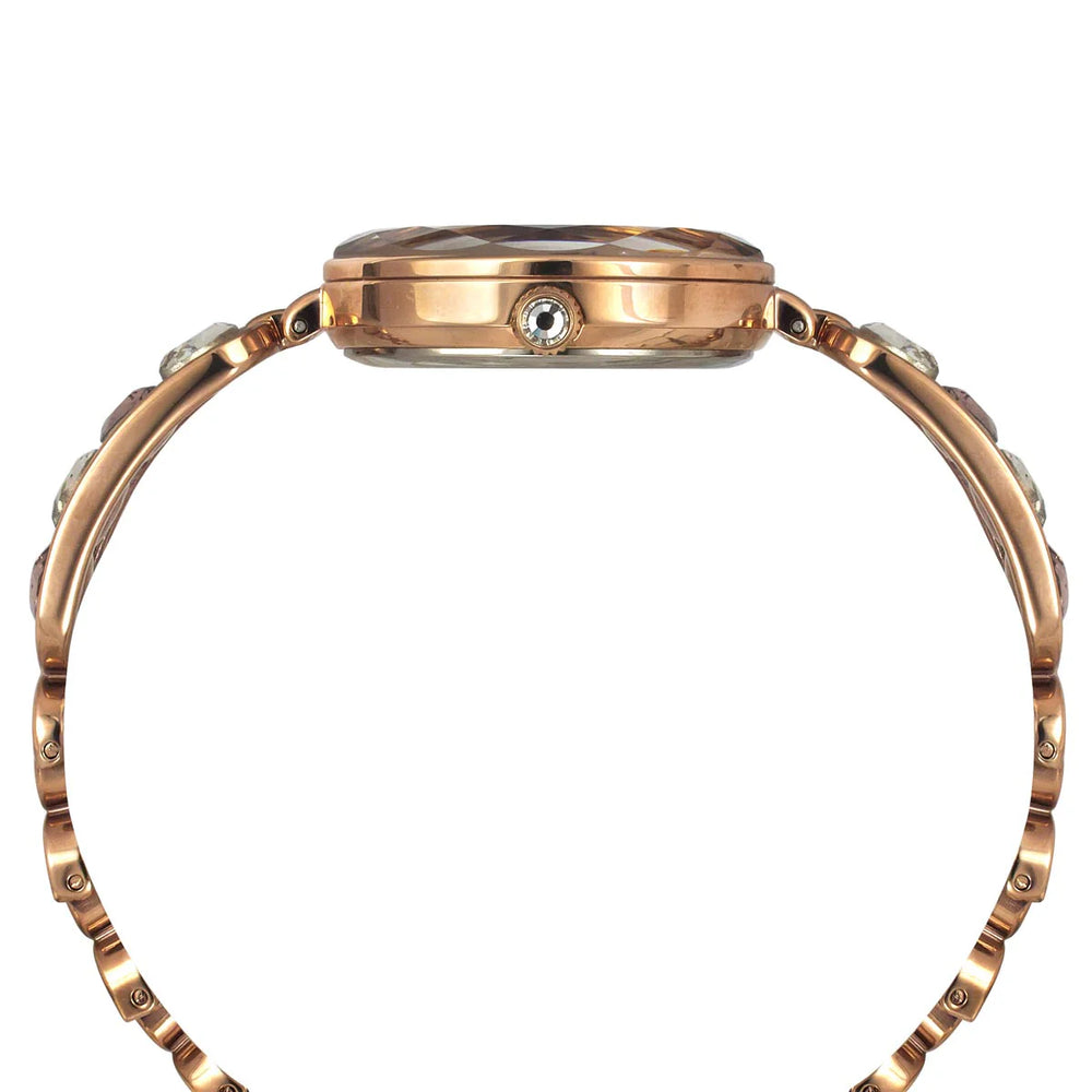 Timex Fria Women Rose Gold Round Dial Analog Watch - TWEL17600 - KRISHNA WATCH COMPANY