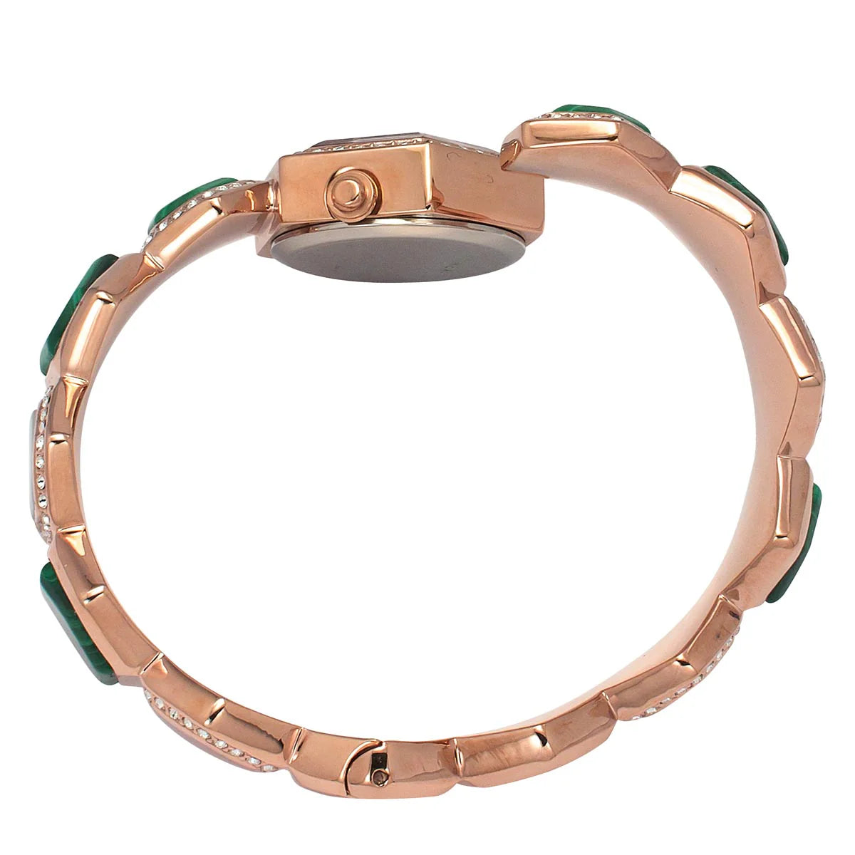 Timex Fria Women Green Hexagon Dial Analog Watch - TWEL17901 - KRISHNA WATCH COMPANY