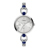 TIMEX Women Silver Round Dial Analog Watch - TWEL18108