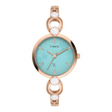 TIMEX Women Blue Round Dial Analog Watch - TWEL18111