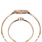 Timex Fria Women Rose Gold Round Dial Analog Watch with Bracelet - TWEL18502