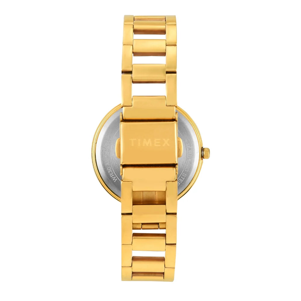 Timex Cosmic Awe Women Multifunction Round Dial Green Watch - TWEL18700 - KRISHNA WATCH COMPANY