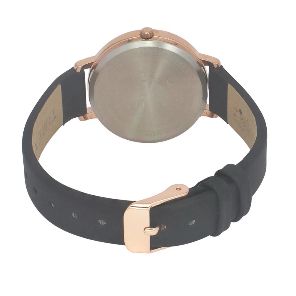 Timex Cosmic Awe Women 2 Hands Round Dial Black Watch - TWEL19101 - KRISHNA WATCH COMPANY