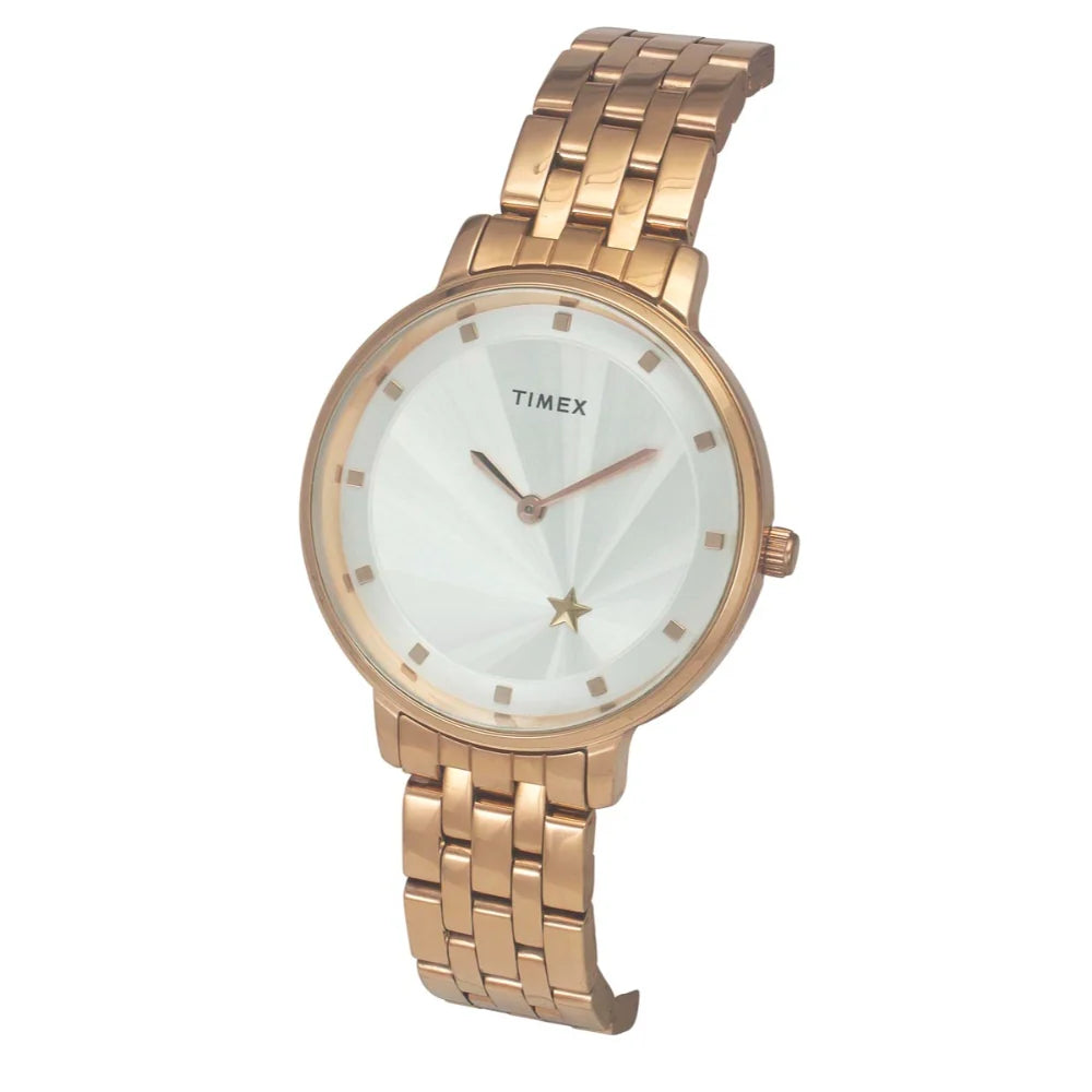 Timex Cosmic Awe Women 2 Hands Round Dial Silver Watch - TWEL19102 - KRISHNA WATCH COMPANY