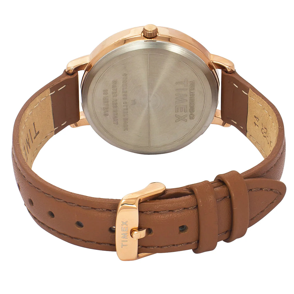 TIMEX Women Silver Round Dial Analog Watch - TWEL19105 - KRISHNA WATCH COMPANY