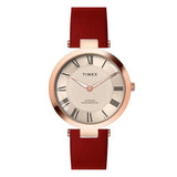 Timex Roman Rose Gold Dial Analog Women's Watch - TWEL19211