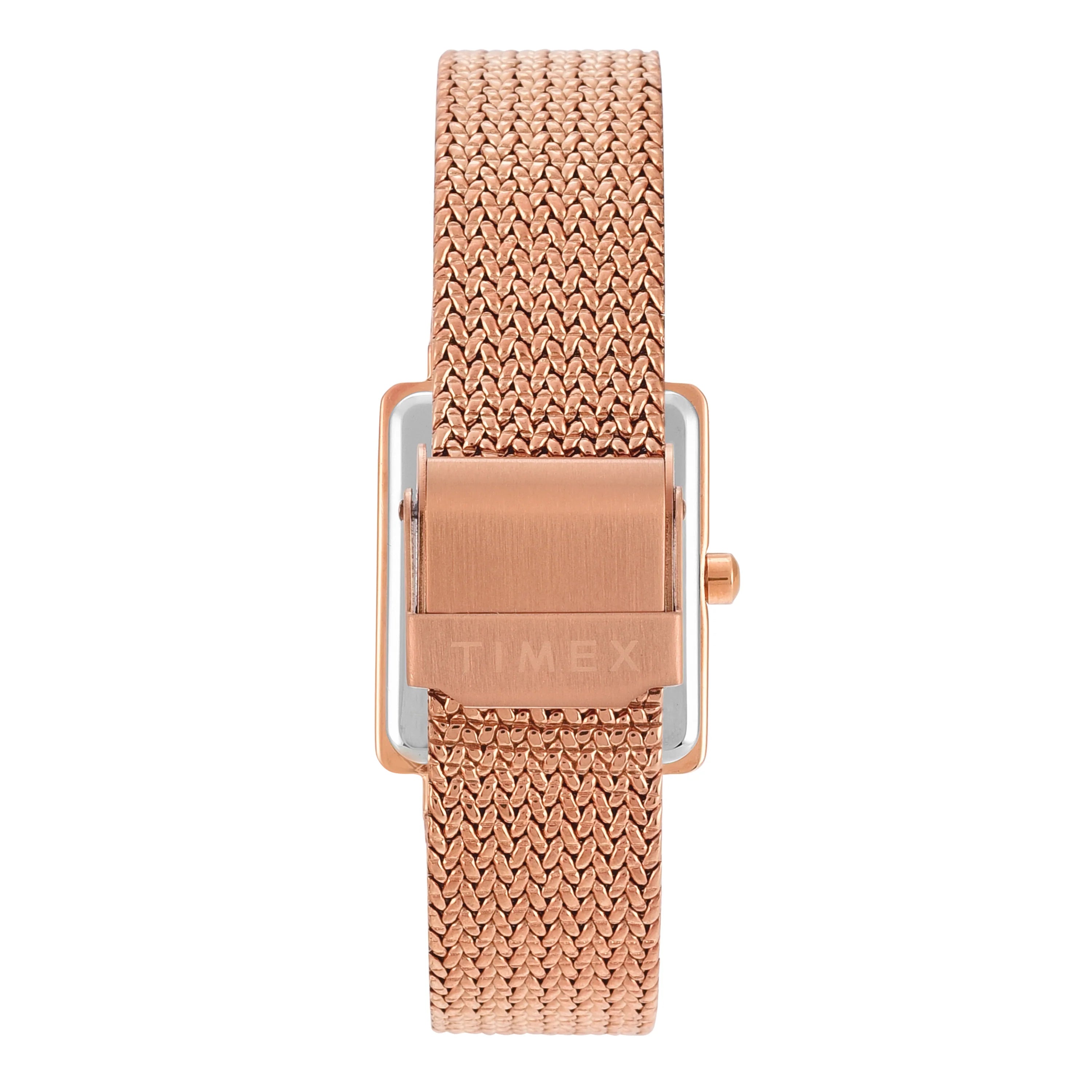TIMEX Women Mother of Pearl Rectangle Dial Analog Watch - TWEL20704 - KRISHNA WATCH COMPANY