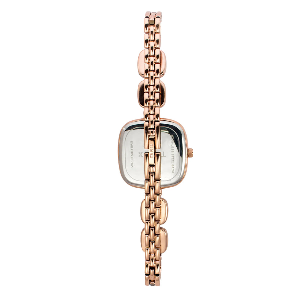 TIMEX Fria Women Silver Square Dial Analog Watch - TWEL21001 - KRISHNA WATCH COMPANY