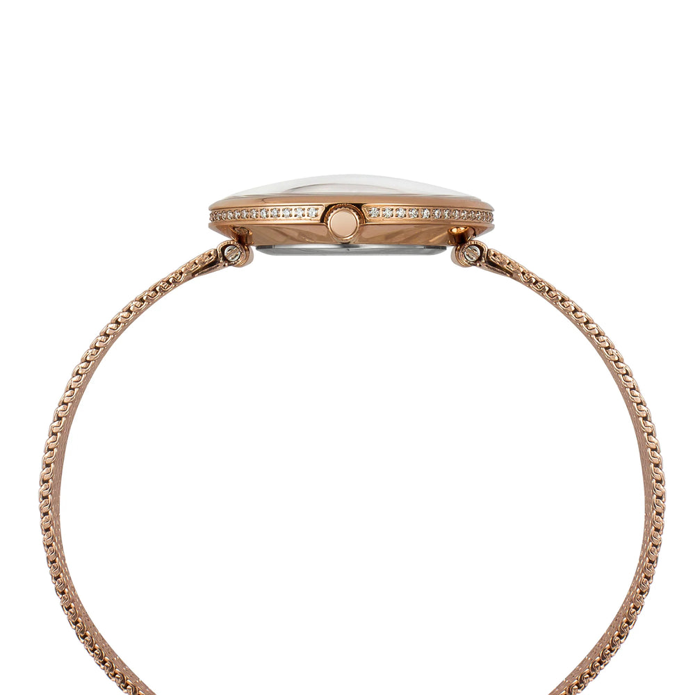 TIMEX Women White Round Dial Analog Watch - TWEL21502 - KRISHNA WATCH COMPANY