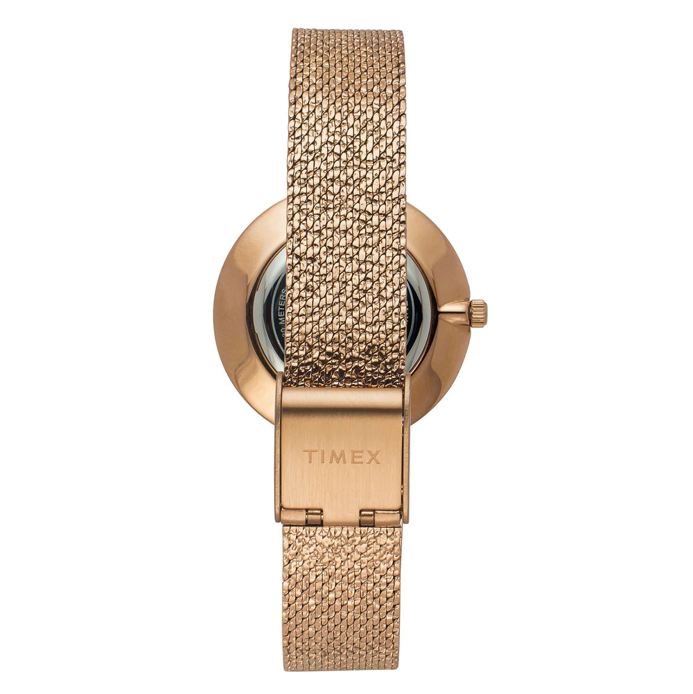 TIMEX Women White Round Dial Analog Watch - TWEL21502 - KRISHNA WATCH COMPANY