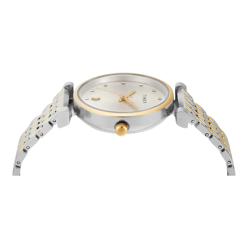 Timex Women Silver Dial Analog Watch - TWEL21602 - KRISHNA WATCH COMPANY