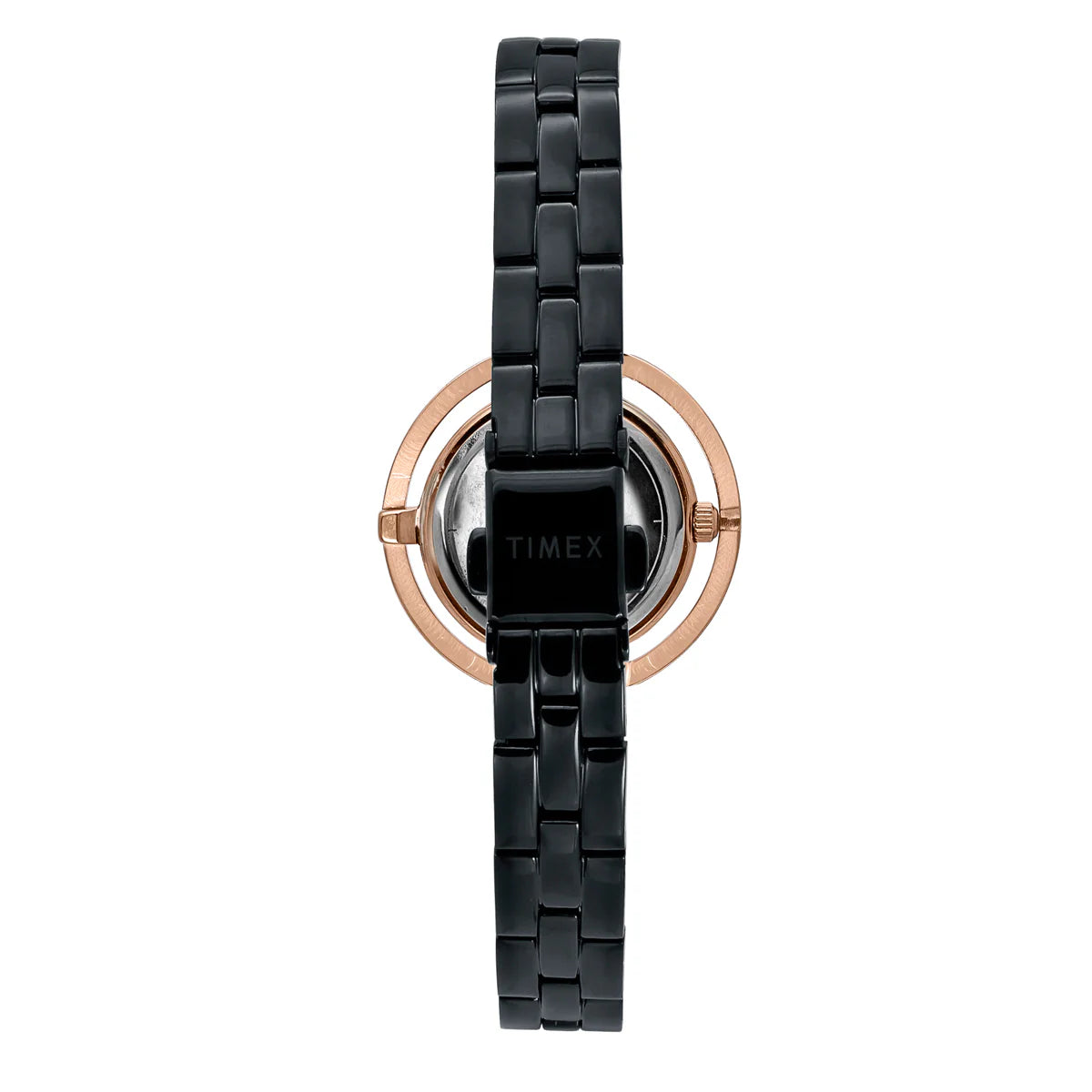 TIMEX Fria Black Round Dial Analog Women's Watch - TWEL24303 - KRISHNA WATCH COMPANY