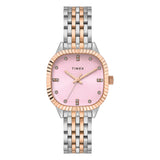 Timex Square 29mm Pink Dial Analog Women Watch - TWEL27302