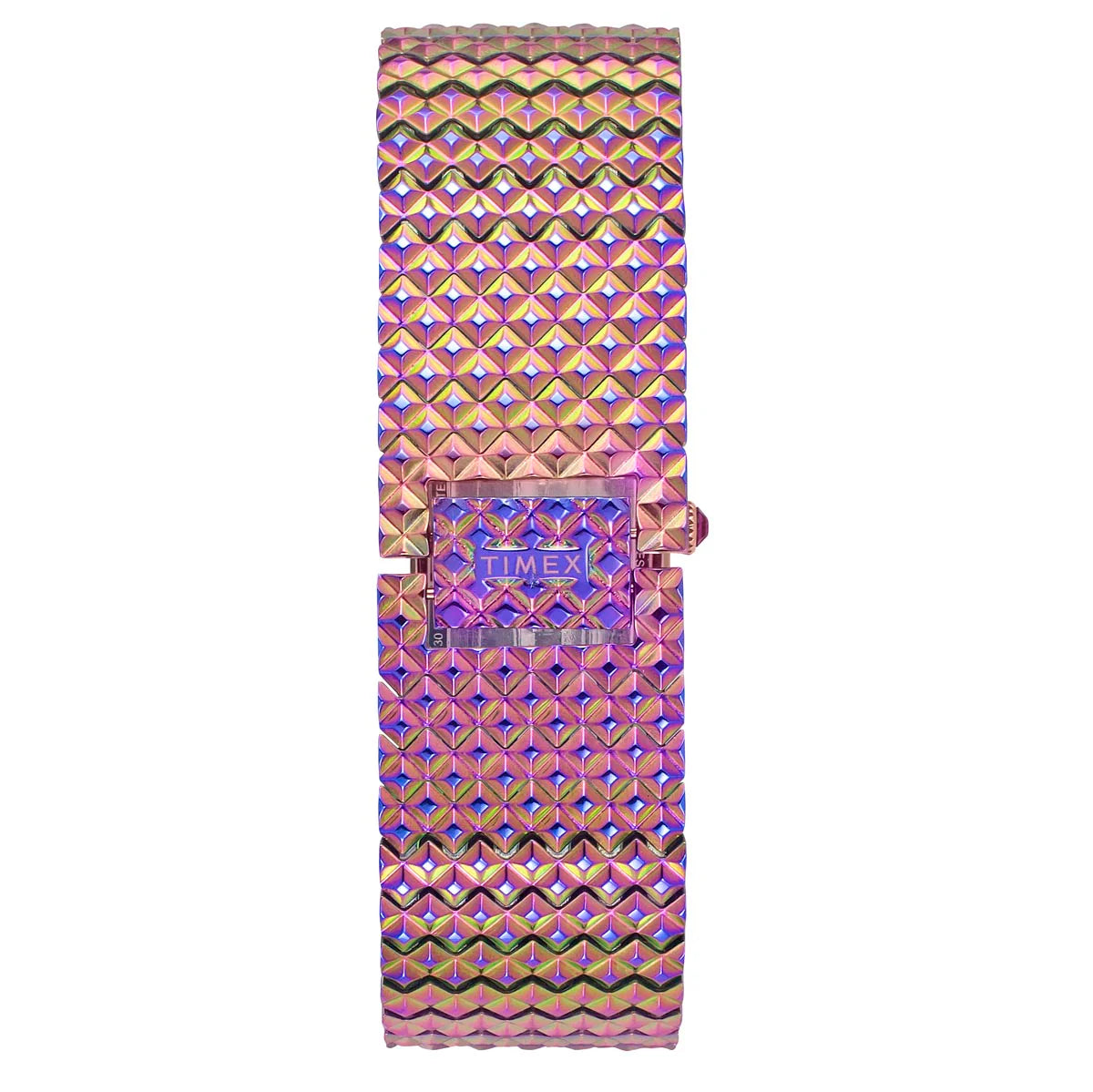 TIMEX Fria Women Mother of Pearl Purple Rectangle Dial Analog Watch - TWEL77704 - KRISHNA WATCH COMPANY