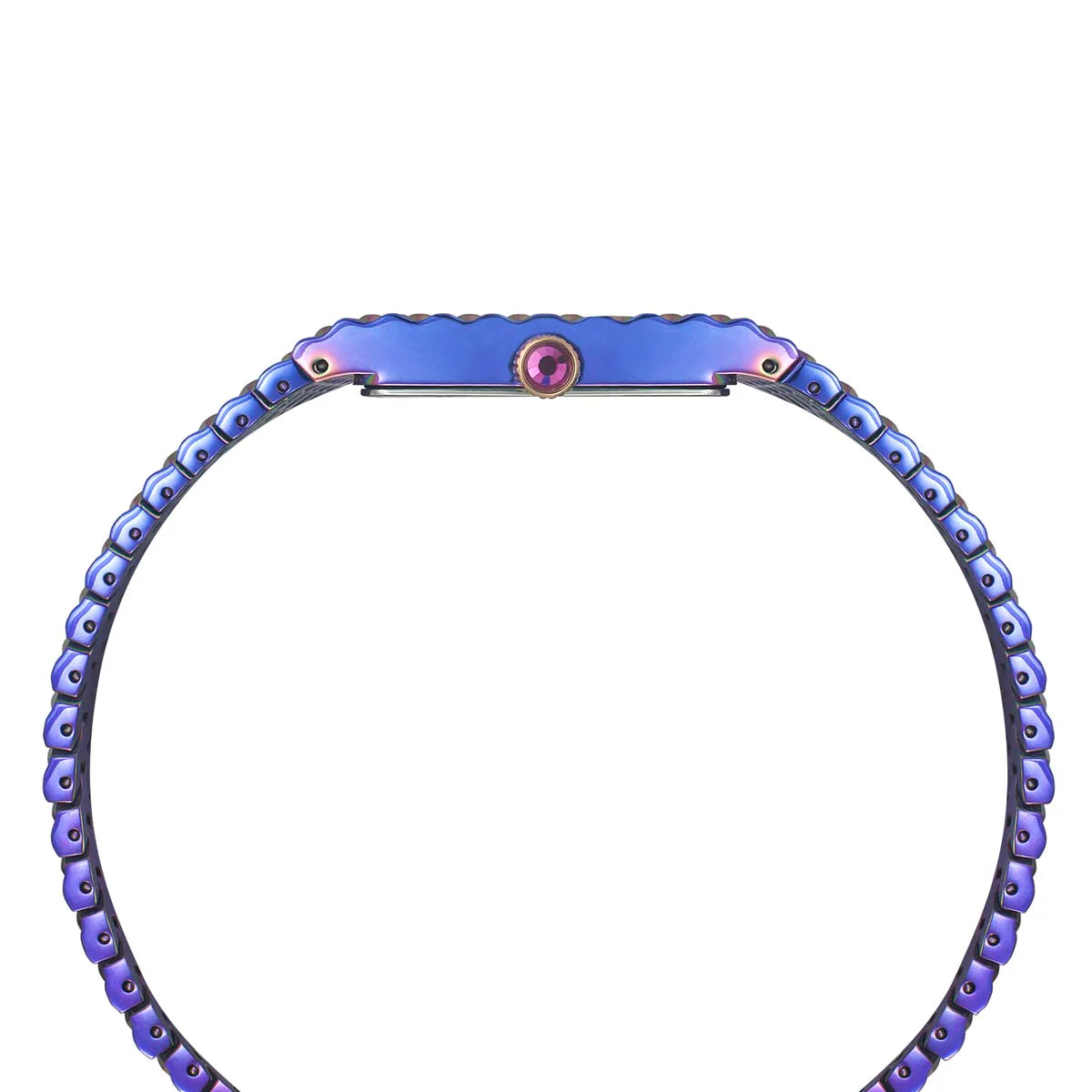 TIMEX Fria Women Mother of Pearl Purple Rectangle Dial Analog Watch - TWEL77704 - KRISHNA WATCH COMPANY