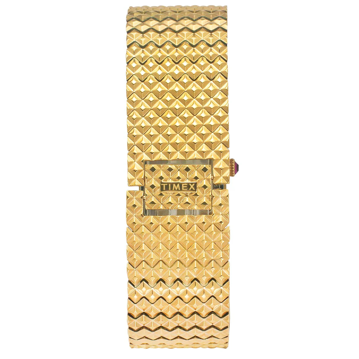 TIMEX Fria Women Mother of Pearl Black Rectangle Dial Analog Watch - TWEL77706 - KRISHNA WATCH COMPANY