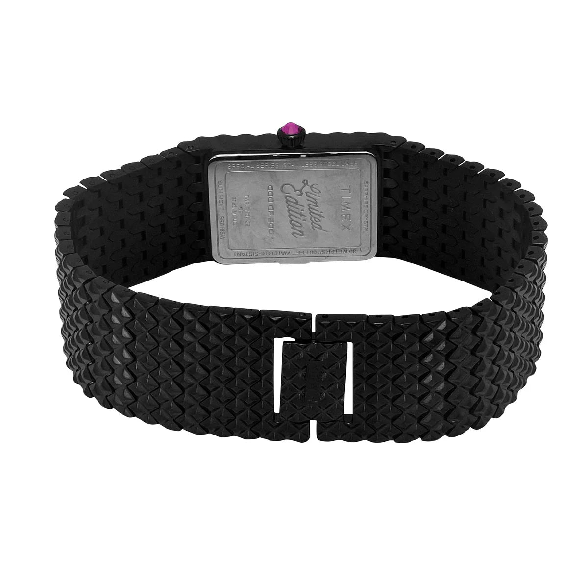 TIMEX Fria Women Magenta Rectangle Dial Analog Watch - TWEL77707 - KRISHNA WATCH COMPANY