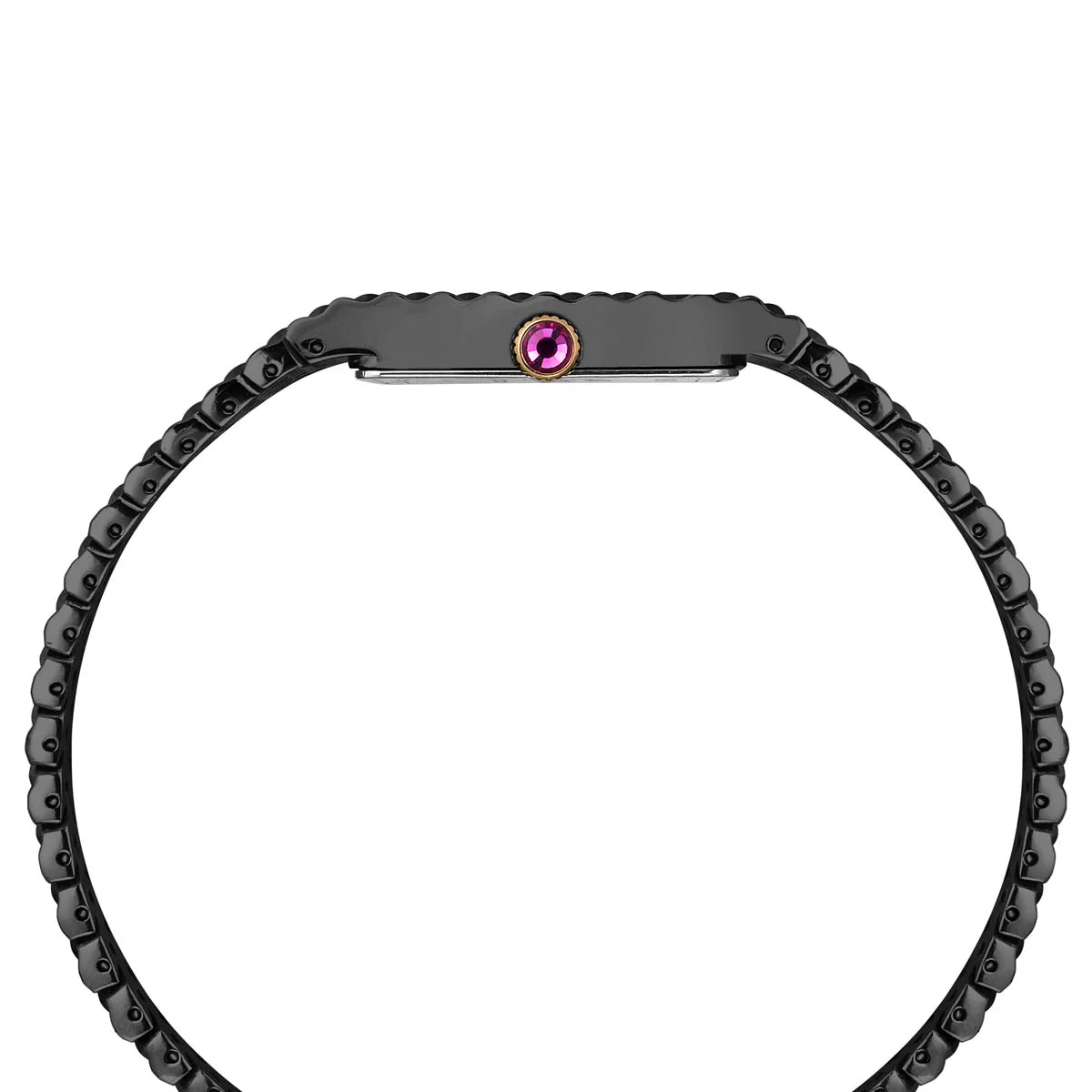 TIMEX Fria Women Black Rectangle Dial Analog Watch - TWEL77708 - KRISHNA WATCH COMPANY