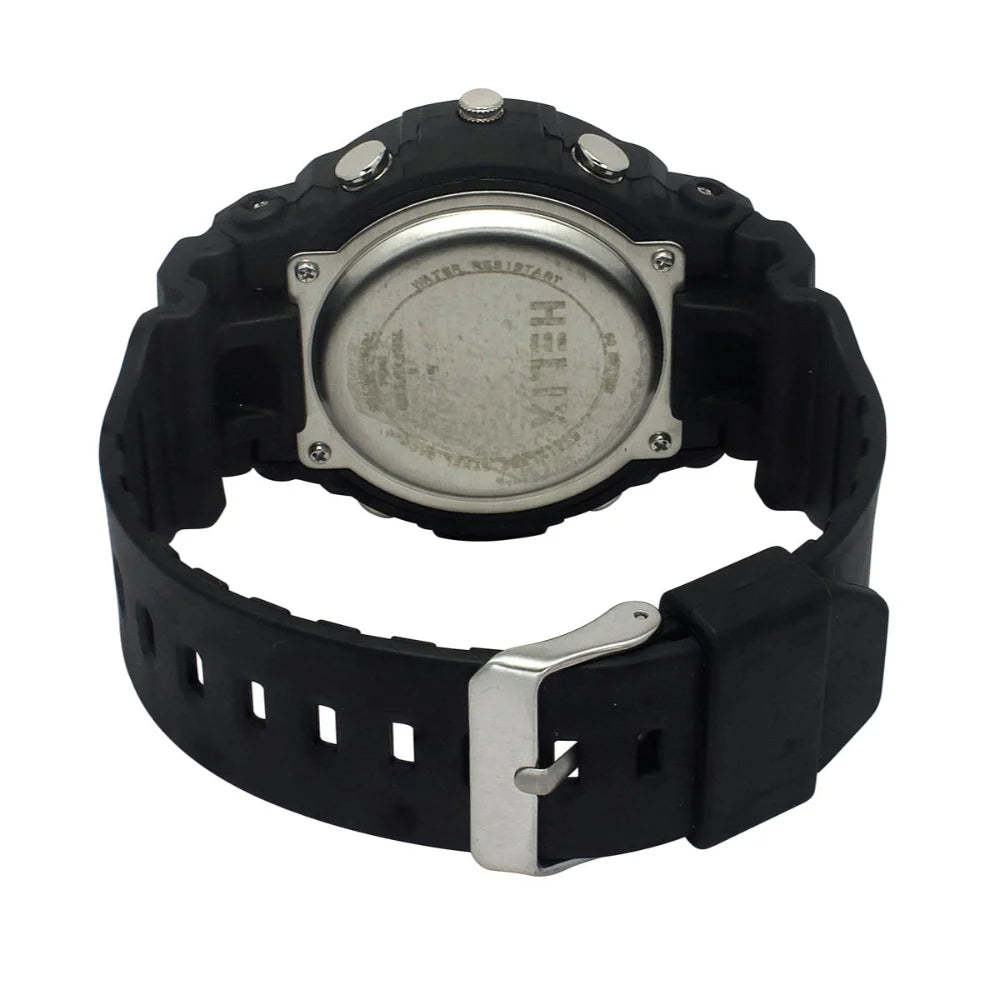 Helix By Timex Grey Round Ana Digi Resin Watch Men -TWESK4500T - KRISHNA WATCH COMPANY