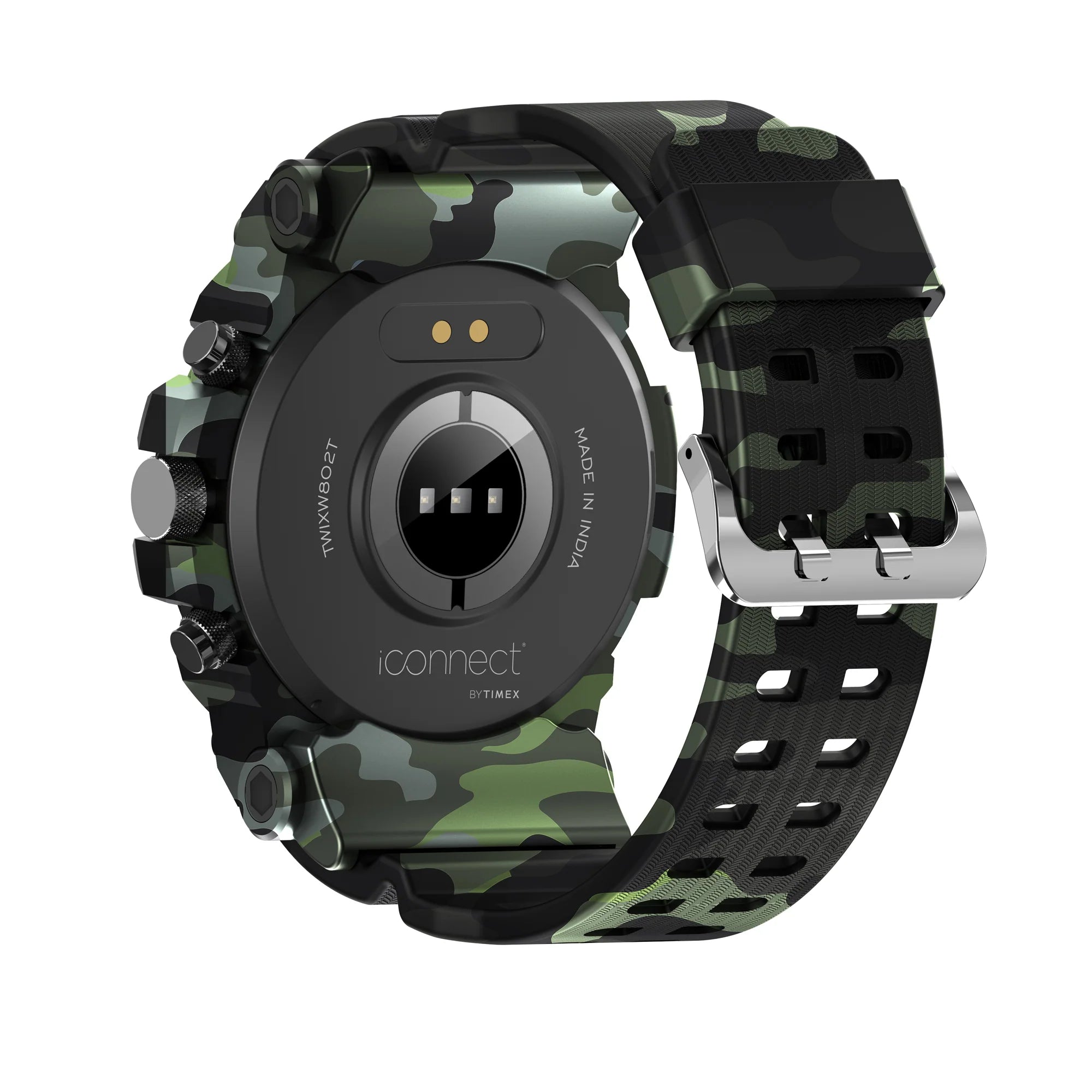 Timex iConnect Go 1.38"(3.50 cm) Display with Functional Crown and BT Calling Smartwatch For Unisex - TWIXW802T - KRISHNA WATCH COMPANY
