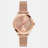 Helix Female Rose Gold Analog Stainless Steel Watch TW022HL25