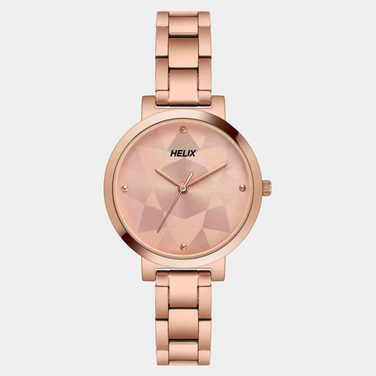 Female Pink Analog Stainless Steel Watch TW041HL24