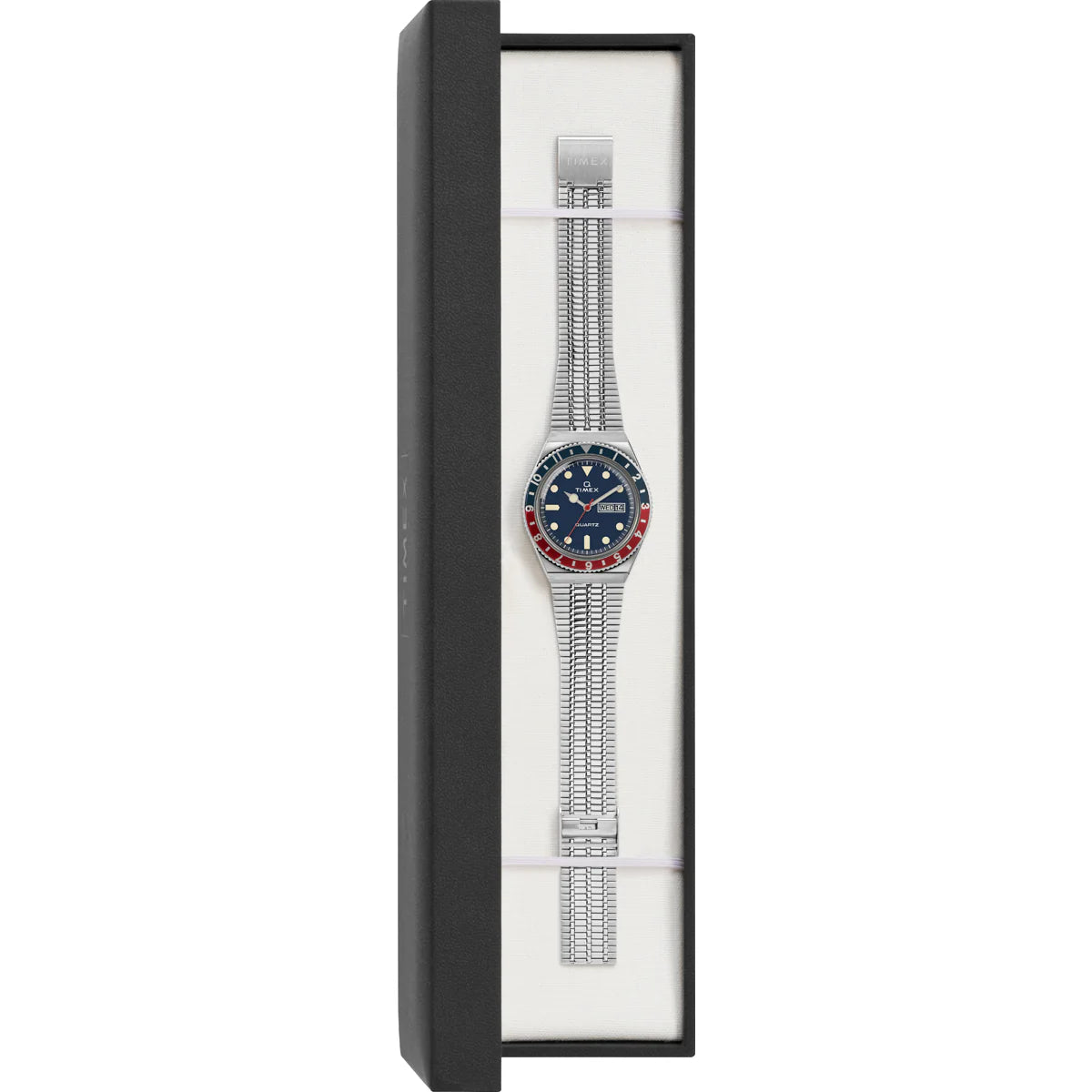 Timex 3 Hands Men's Analog Blue Dial Coloured Quartz Watch Box