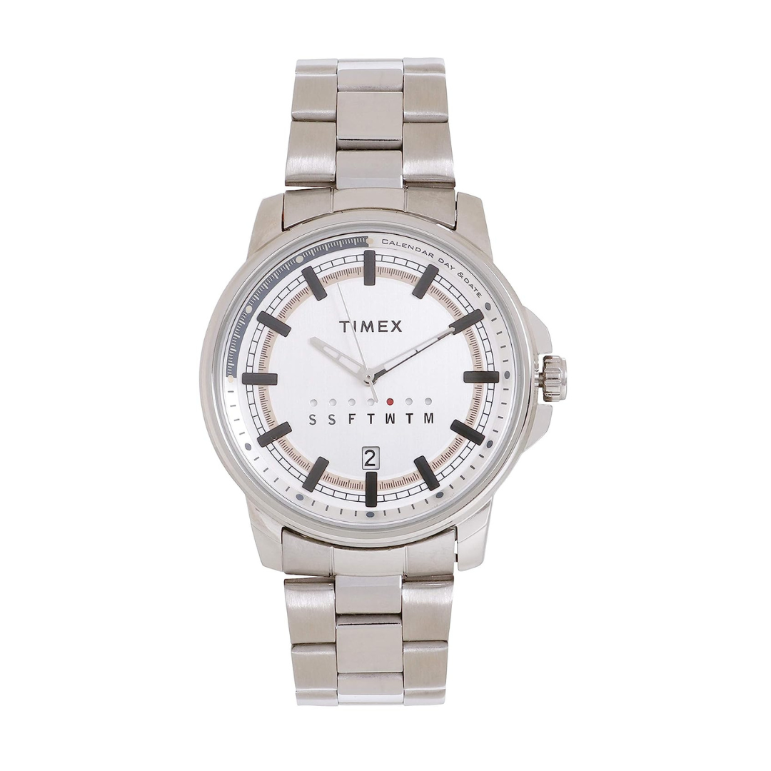 TIMEX Analog Silver Dial Men's Watch-TWEG17201 - KRISHNA WATCH COMPANY