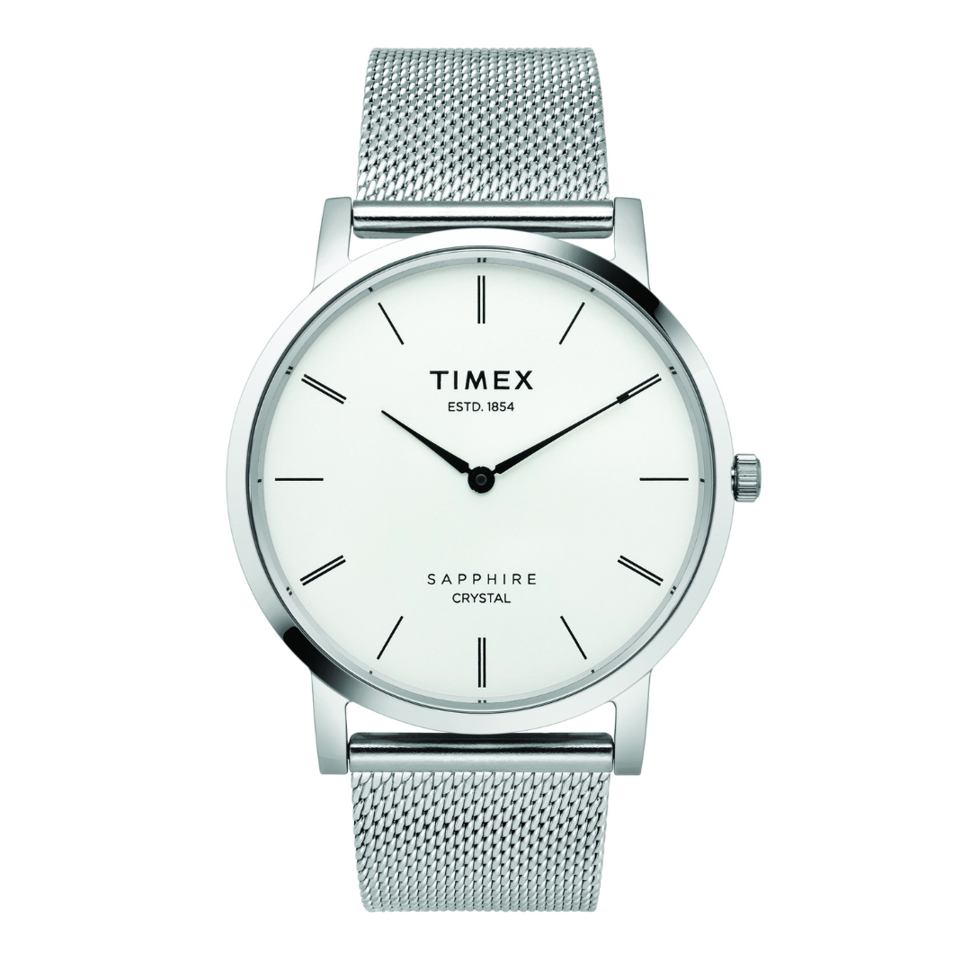 TIMEX EMPERA MEN'S SILVER DIAL ROUND CASE 2 HANDS FUNCTION WATCH -TWEG17410 - KRISHNA WATCH COMPANY