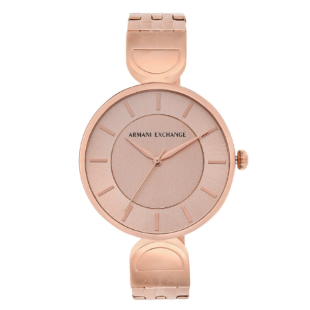 Armani Exchange Gold Brooke Watch - AX5328 - KRISHNA WATCH COMPANY