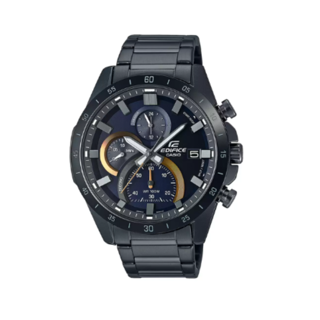 CASIO EDIFICE EFR-571DC-2AVUDF - ED515 Black Chronograph - Men's Watch - KRISHNA WATCH COMPANY