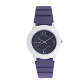 Sonata Purple Dial Plastic Strap Watch - 8992PP02