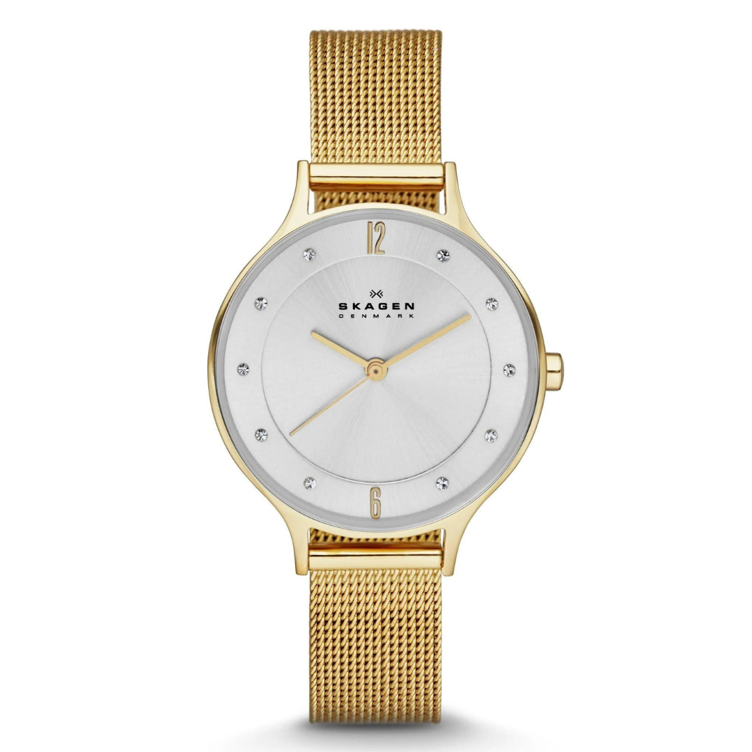 Anita Lille Gold-Tone Steel Mesh Watch SKW2150 - KRISHNA WATCH COMPANY