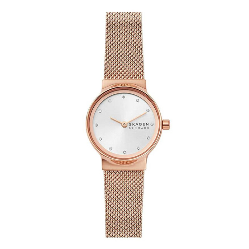 Freja Lille Rose Gold-Tone Steel Mesh Watch SKW2665
