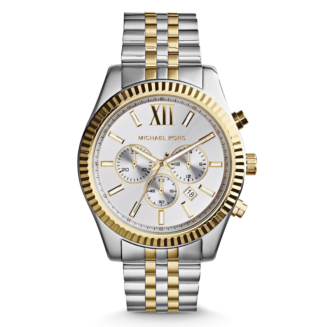 MICHAEL KORS - Lexington Two-Tone Watch - MK8344 - KRISHNA WATCH COMPANY