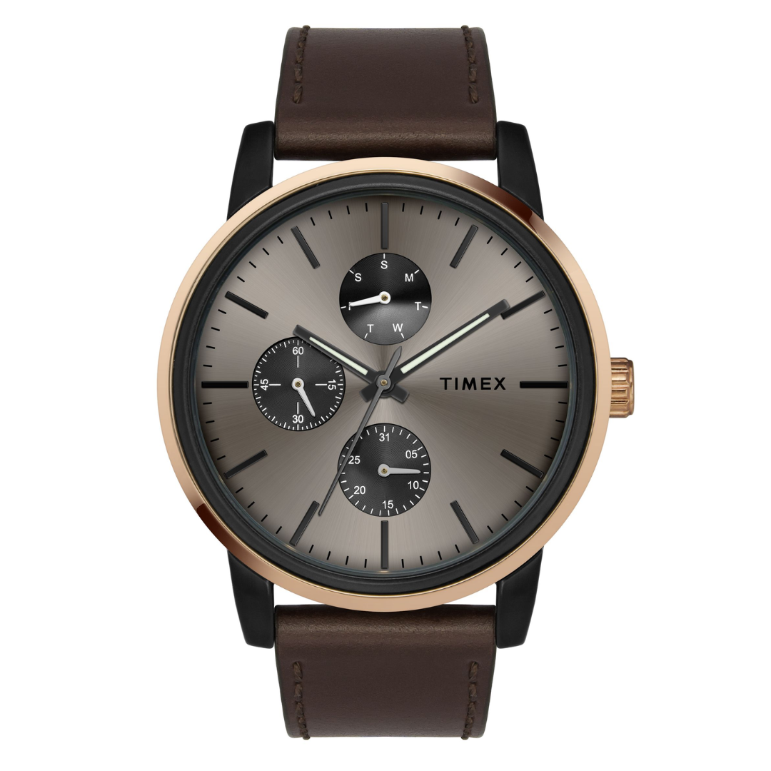 Timex Fashion Men's Brown Dial Watch - TWEG18903 - KRISHNA WATCH COMPANY