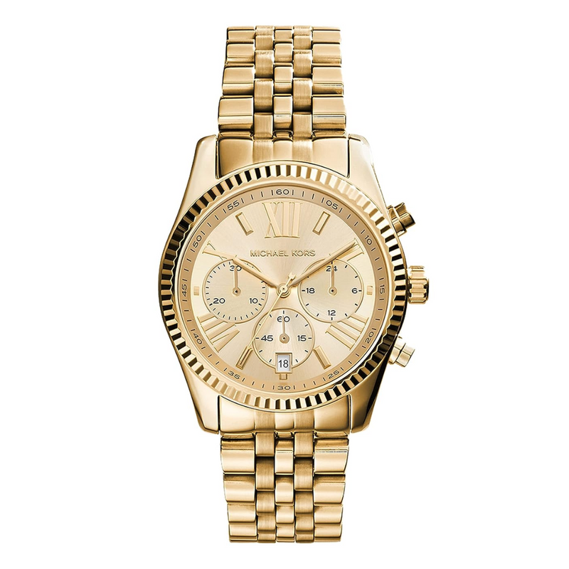 Michael Kors Lexington Analog Gold Dial Women's Watch - MK7378 - KRISHNA WATCH COMPANY