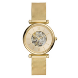 Fossil Carlie Analog Gold Dial Women's Watch - ME3250