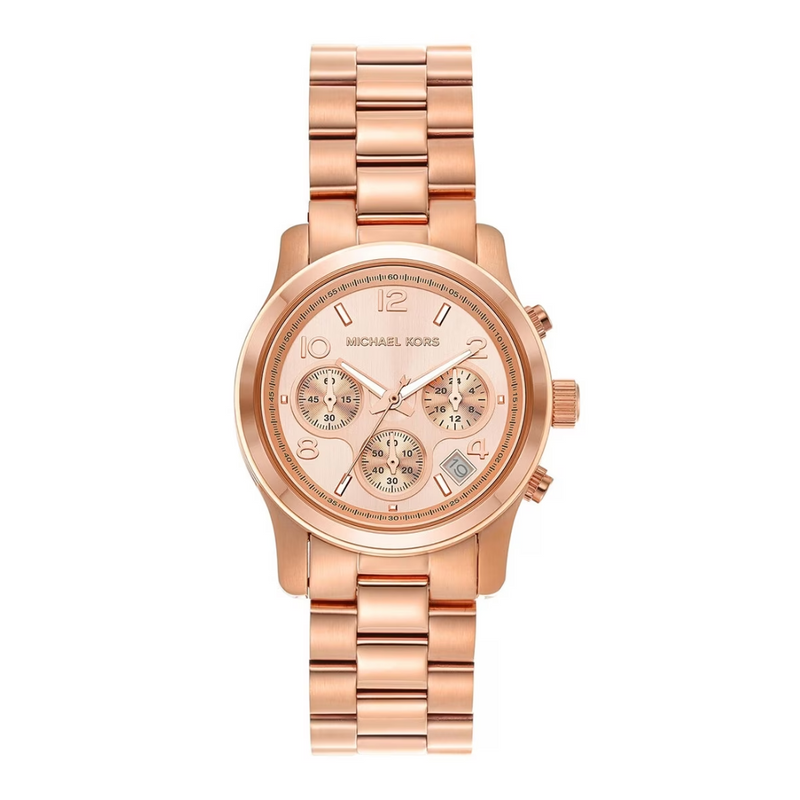MICHAEL KORS MK7324 Runway Water-Resistant Chronograph Watch - KRISHNA WATCH COMPANY