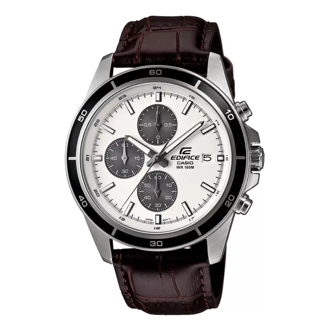 CASIO Edifice Brown Chronograph - Men's Watch EFR-526L-7AVUDF - EX097 - KRISHNA WATCH COMPANY
