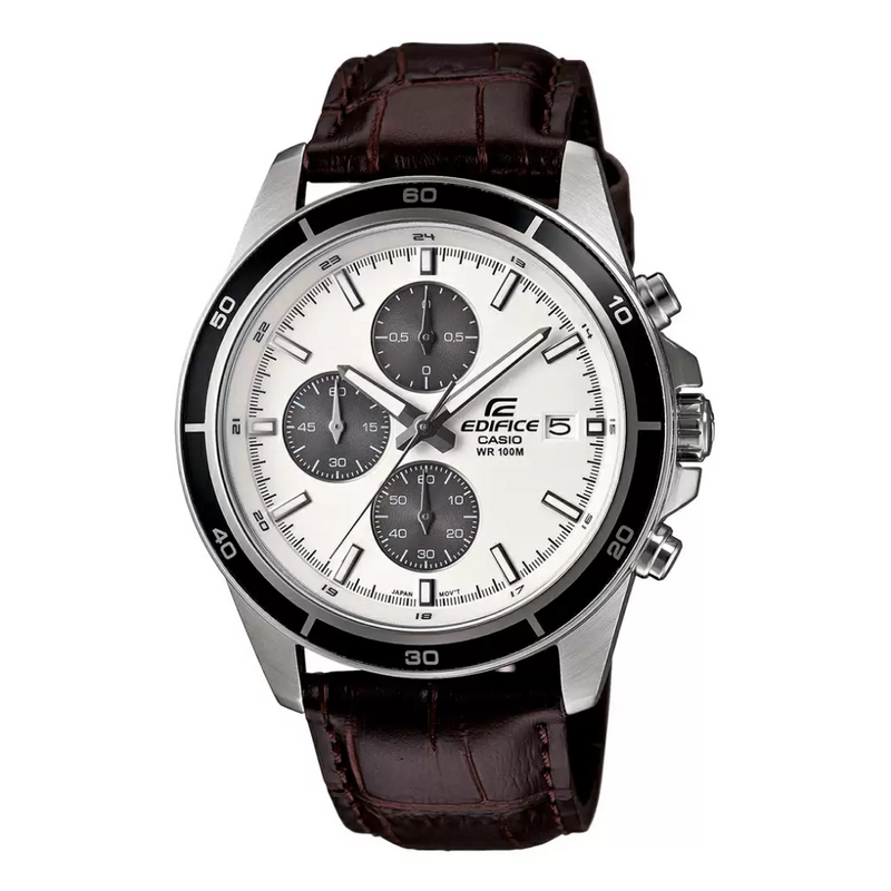 CASIO Edifice Brown Chronograph - Men's Watch EFR-526L-7AVUDF - EX097 - KRISHNA WATCH COMPANY