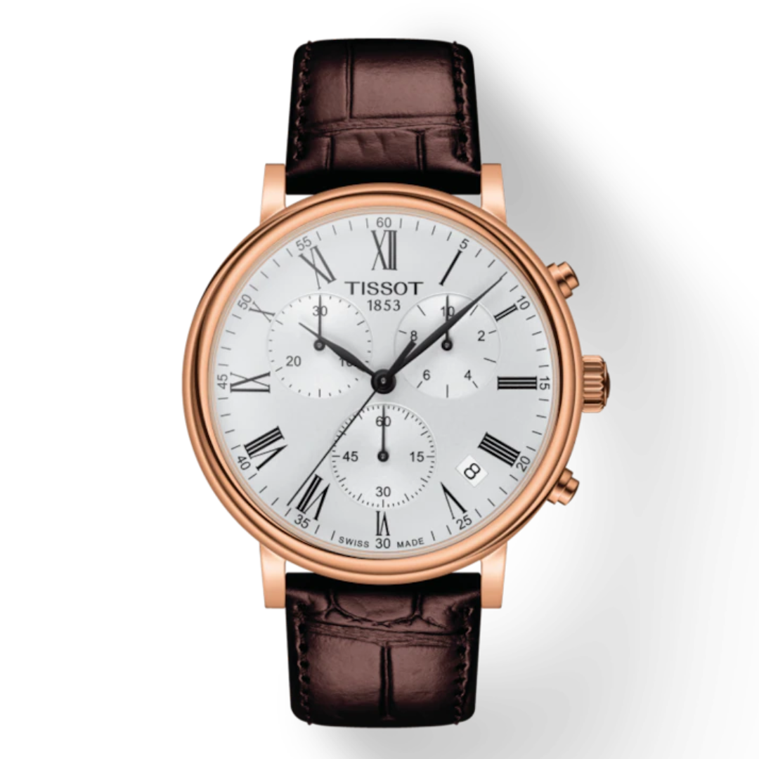 TISSOT T-Classic CARSON PREMIUM CHRONOGRAPH T1224173603300 - KRISHNA WATCH COMPANY