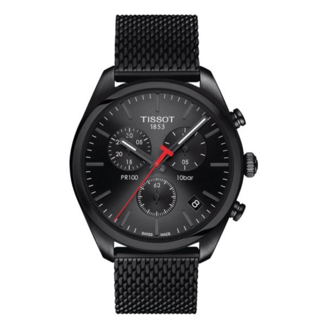 TISSOT T-Classic PR 100 CHRONOGRAPH T1014173305100 - KRISHNA WATCH COMPANY