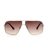 Fcuk Mens Full Frame Non Polarized Rectangular Sunglasses -FC 7607 C2