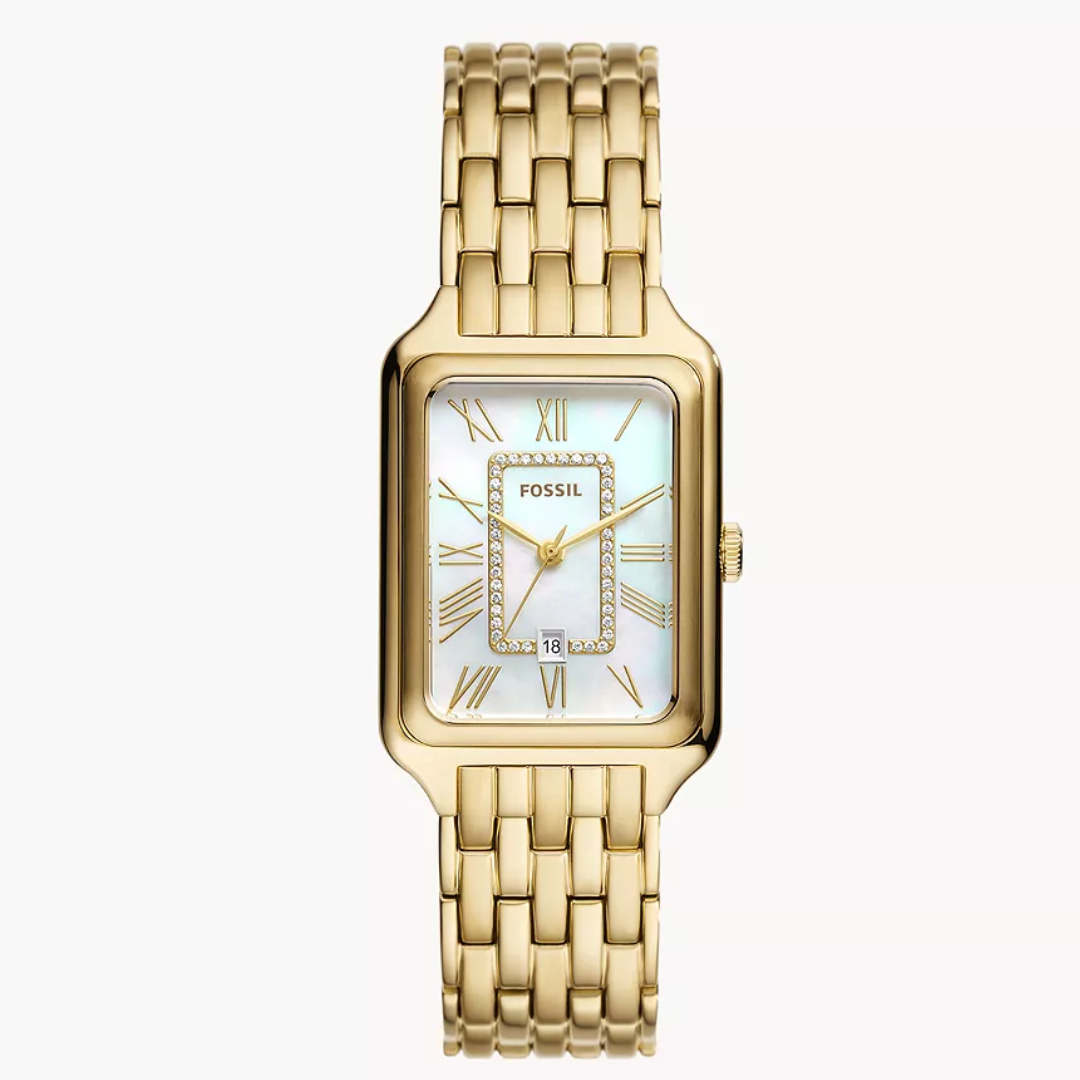 Raquel Three-Hand Date Two-Tone Stainless Steel Watch - ES5305 - KRISHNA WATCH COMPANY