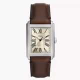 Carraway Three-Hand Brown Leather Watch FS6012