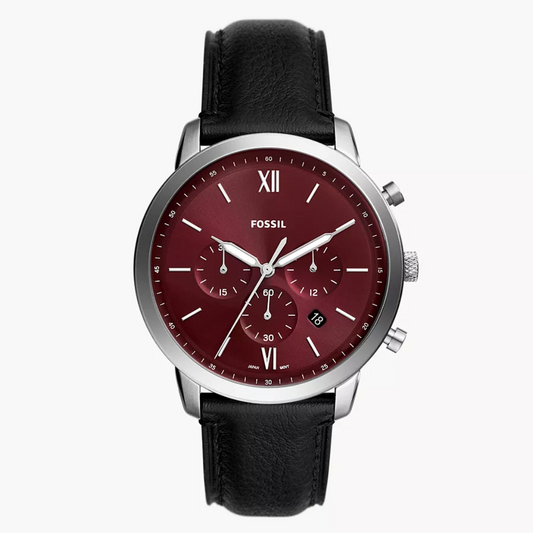 Neutra Chronograph Black LiteHide™ Leather Watch FS6016