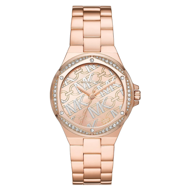 Lennox Three-Hand Rose Gold-Tone Stainless Steel Watch MK7405 - KRISHNA WATCH COMPANY