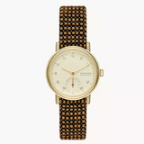 Kuppel Lille Two-Hand Sub-Second Brown Kvadrat Wool Watch SKW3107